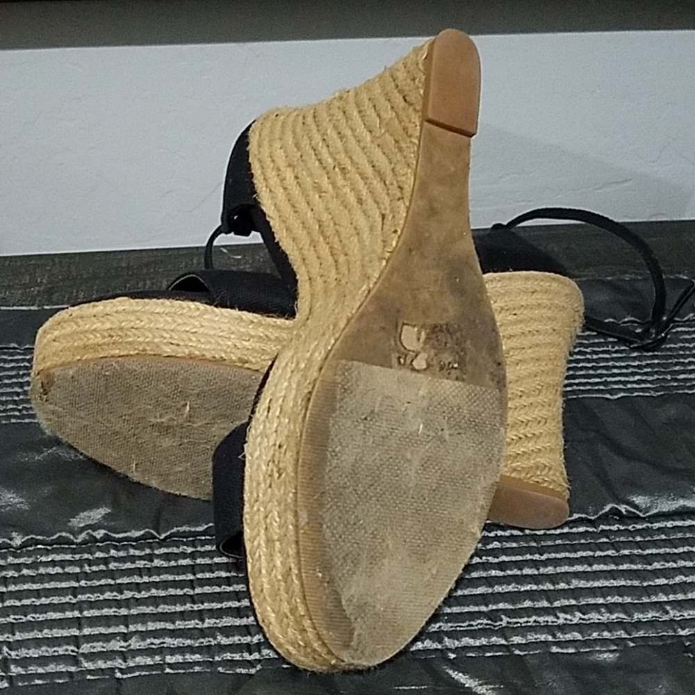 ESPADRILLE WEDGES Sandals COLIN STUART Beach Resort Summer Vacay Casual - Picture 6 of 8